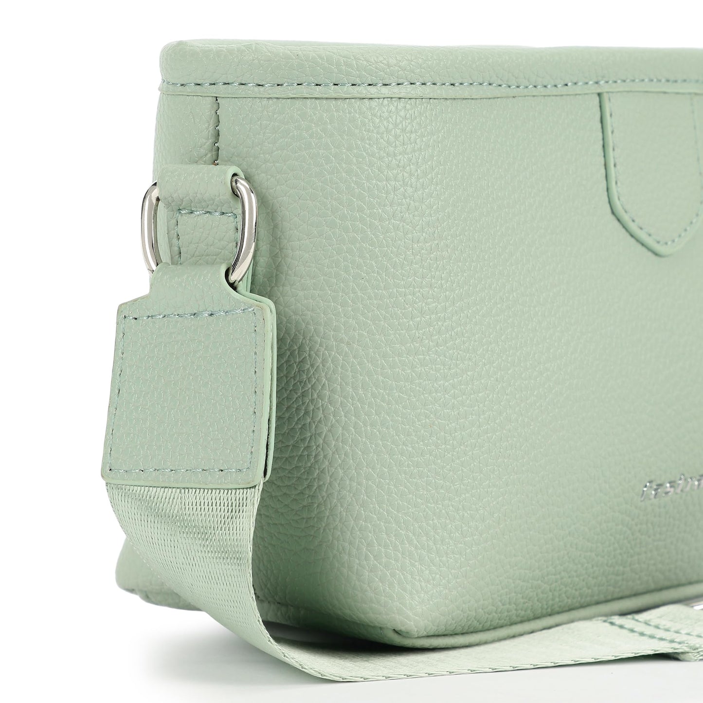 Fastrack Main Character Sling Bag for Women | Compact Crossbody with Magnetic Closure Flap, Adjustable Strap & Internal Zipper Pocket | Trendy Everyday Sling Bag