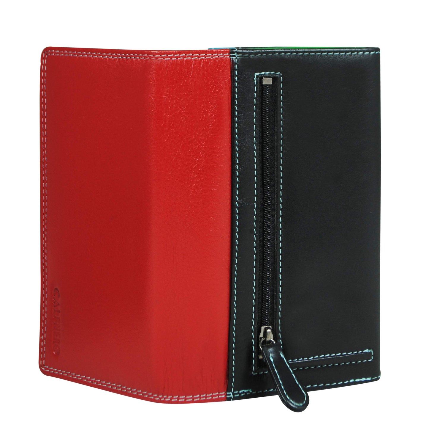 Calfnero Red-Multi Women's Wallet (MK-57-Red-Multi)
