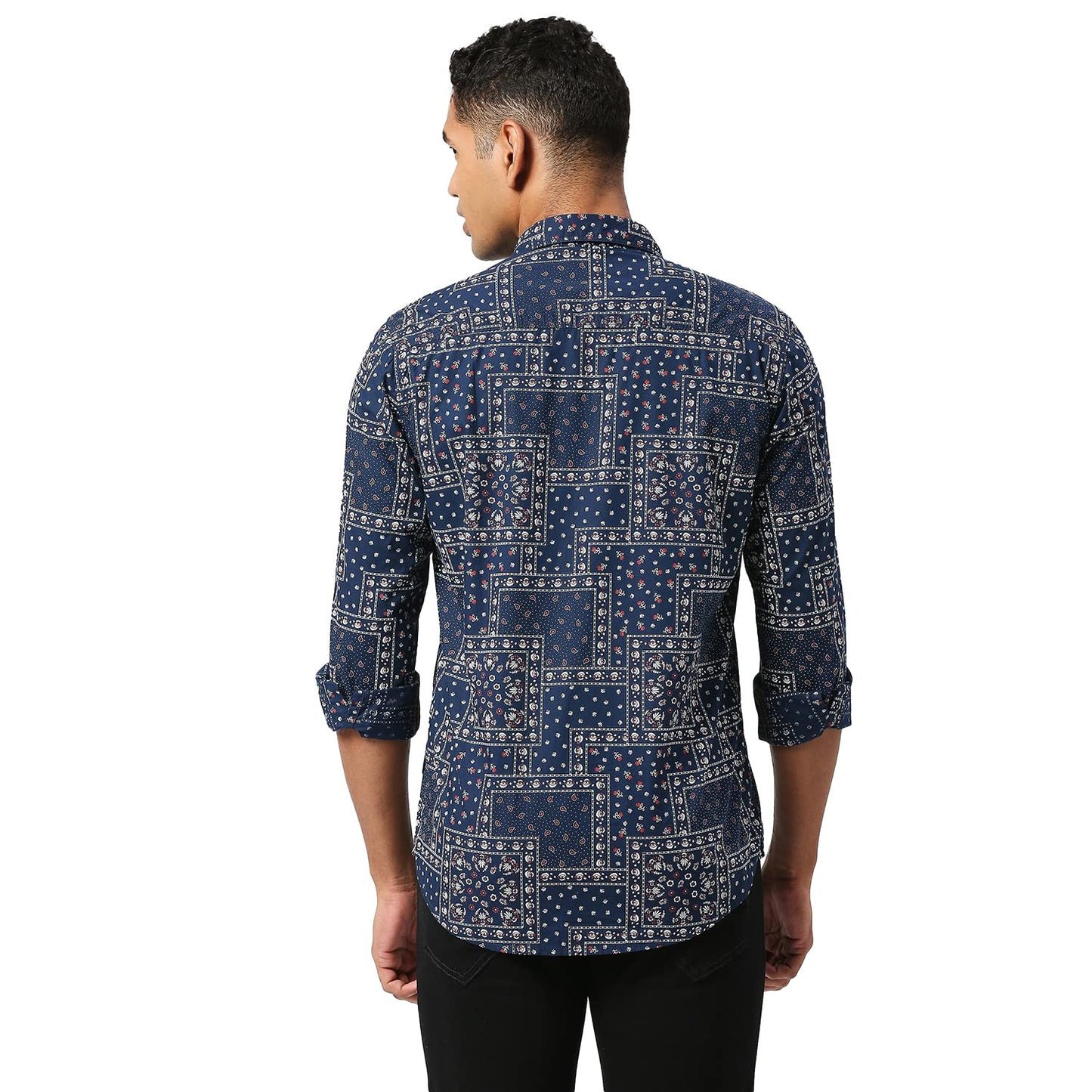 Pepe Jeans Men's Regular Fit Shirt (PM308052595XXL_Navy