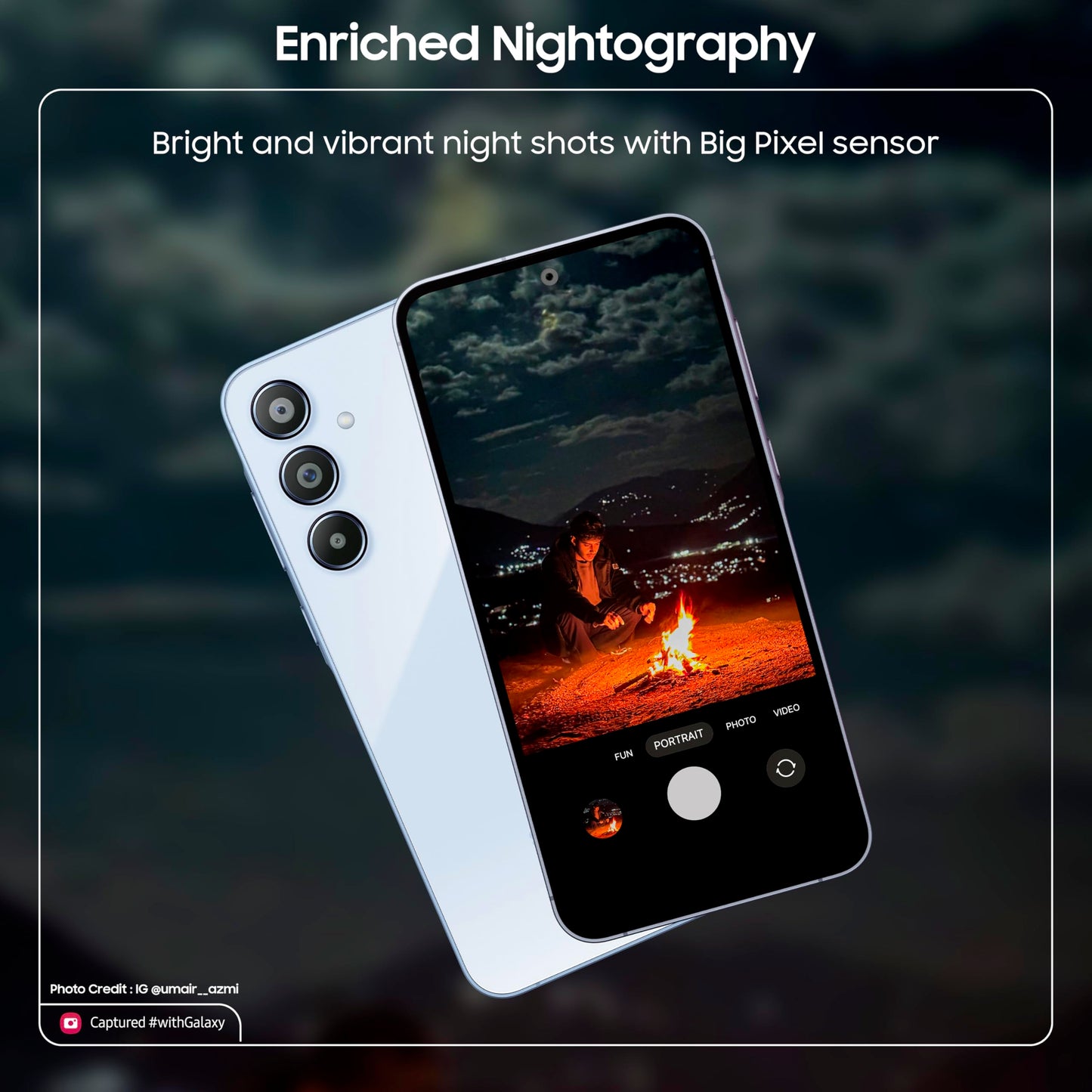 Samsung Galaxy A55 5G (Awesome Iceblue, 8GB RAM, 128GB Storage) | Metal Frame | 50 MP Main Camera (OIS) | Nightography | IP67 | Corning Gorilla Glass Victus+ | sAMOLED with Vision Booster