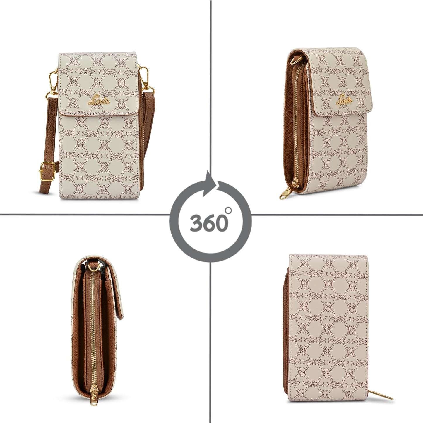 Lavie Women's Zally Vertical Zip Mup Wallet | Gift for Women