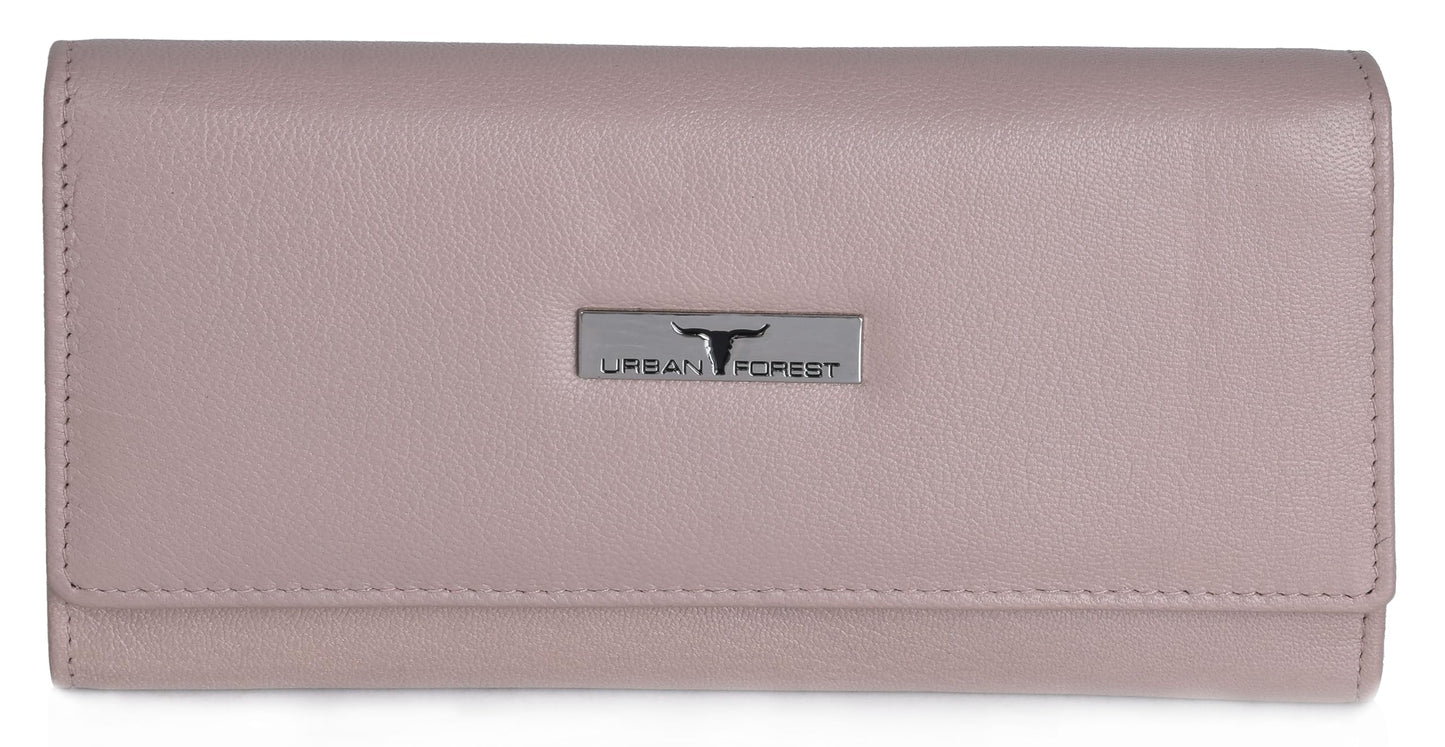 URBAN FOREST Natalie Du Rose Womens Leather Wallet
