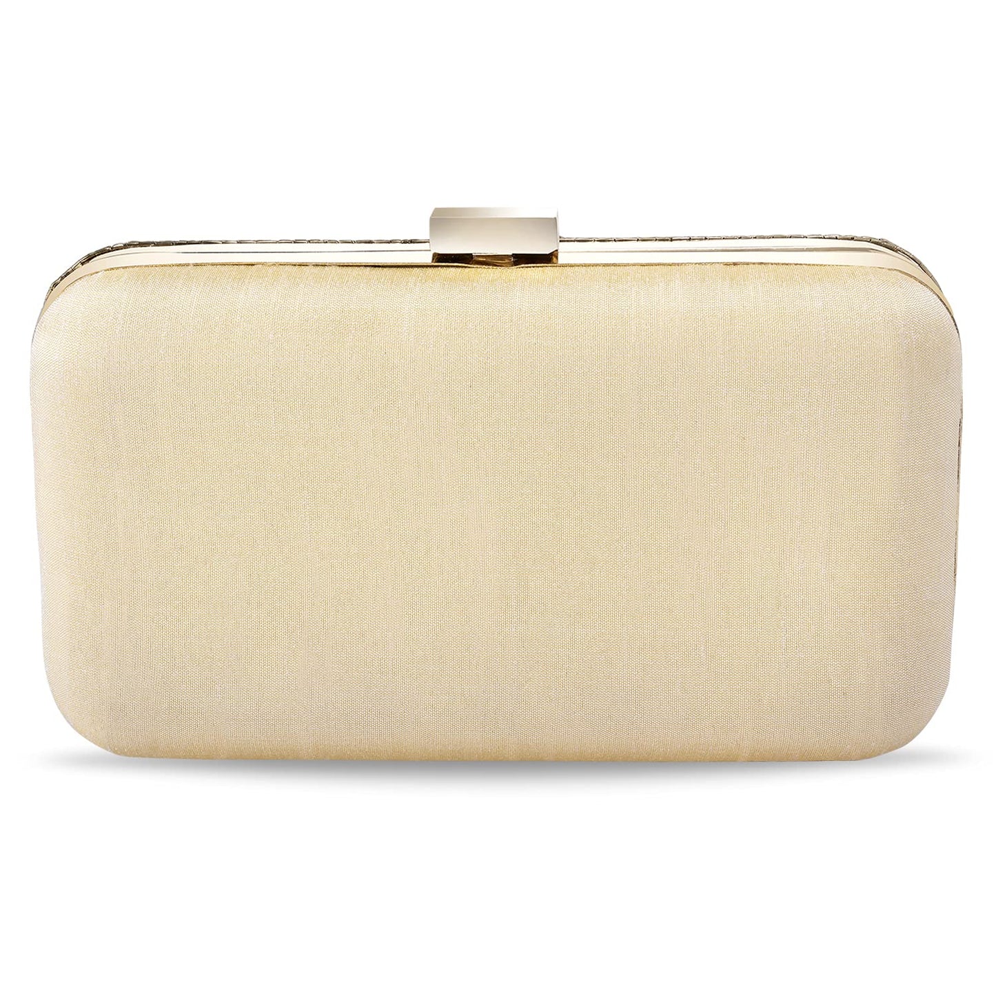 Peora Clutch Purses for Women Wedding Handmade Evening Handbags Party Bridal Clutch (C04G) Gold