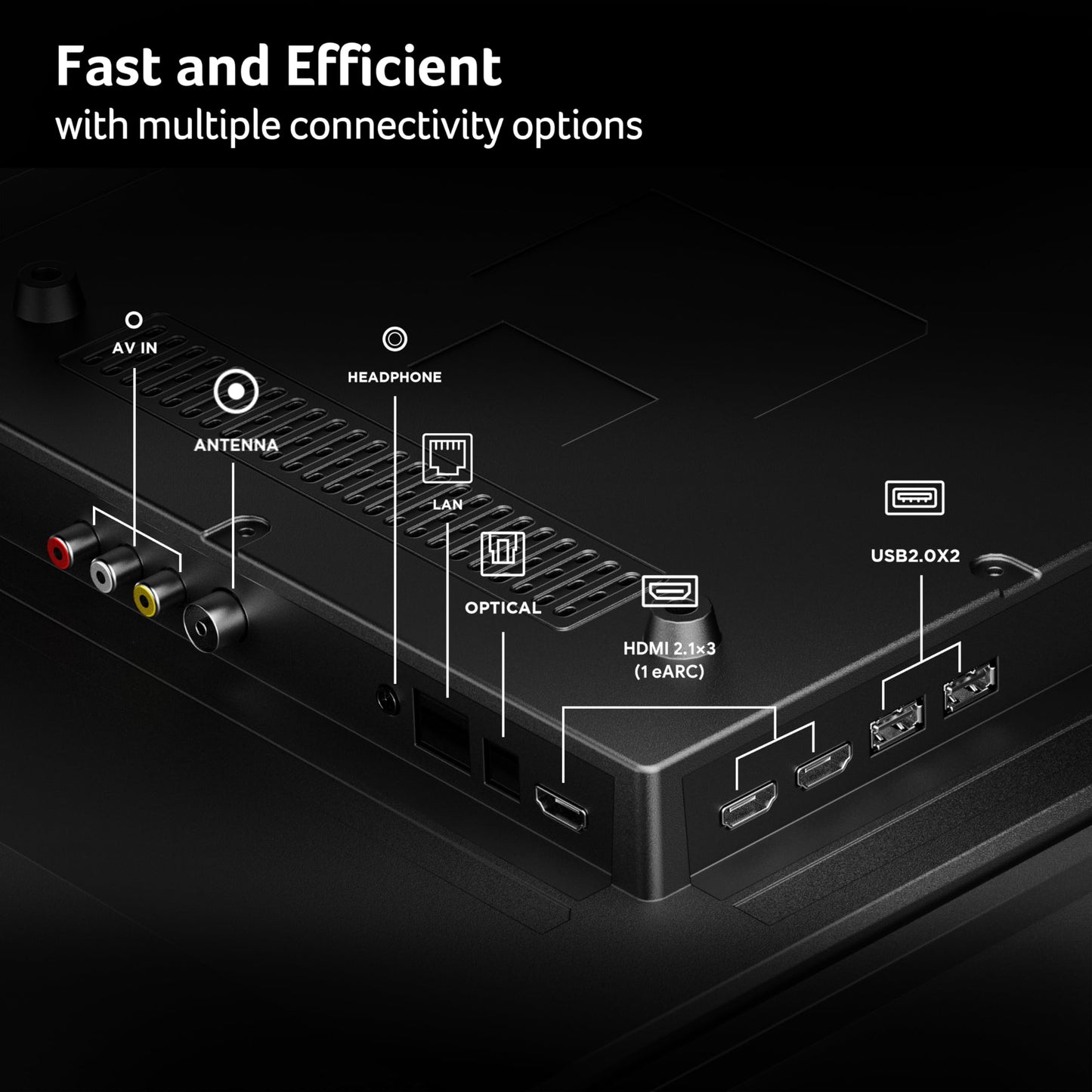 Acer 109 cm (43 inches) G Plus Series 4K Ultra HD LED Smart Google TV AR43UDGGR2851AD