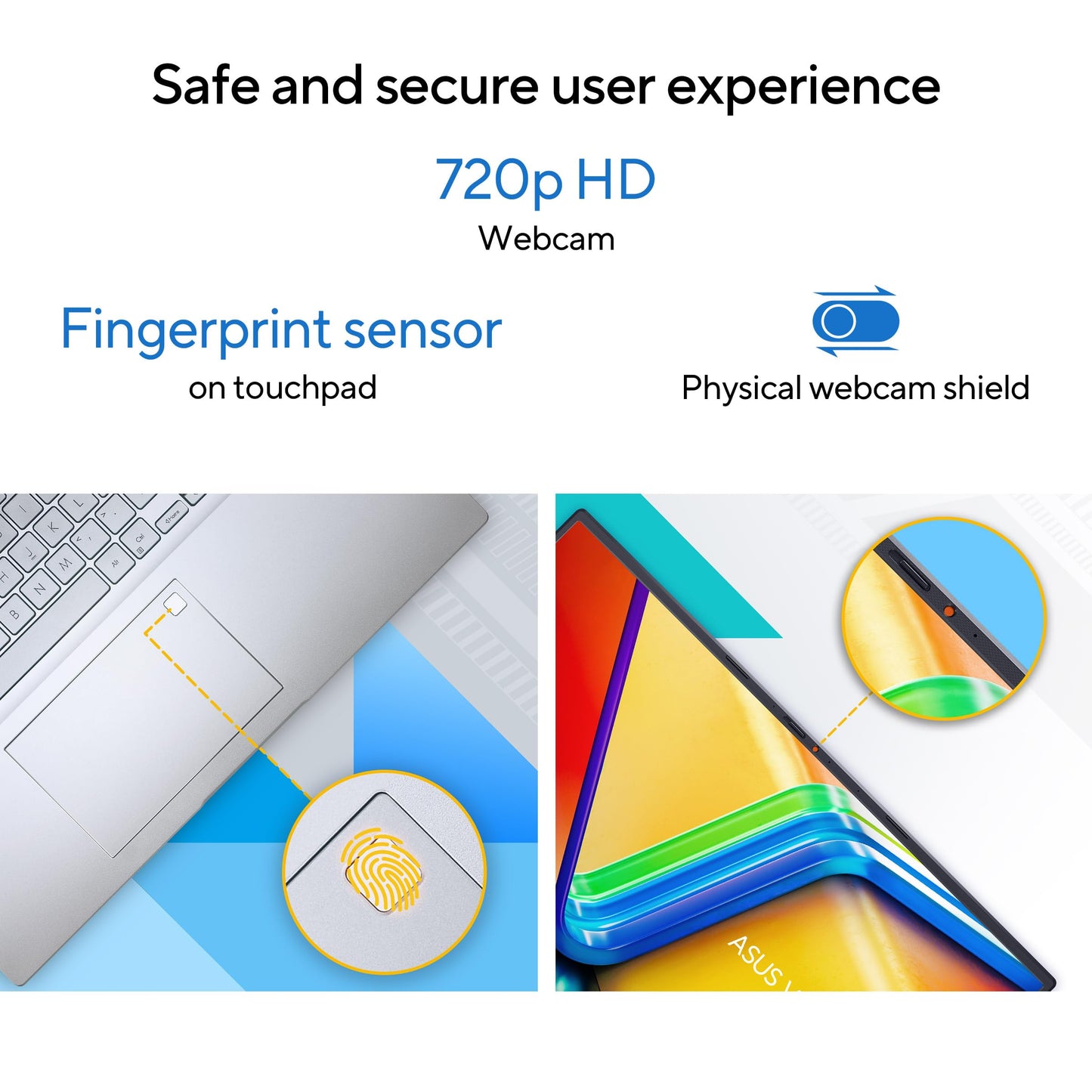 ASUS Vivobook 16" FHD+ (1920 x 1200), 60Hz 300nits, Core i5-12500H, (16GB RAM/512GB SSD/Intel Iris Xᵉ Graphics/Win 11/Office Home/Fingerprint/42WHr Battery/Transparent Silver/1.88kg), X1605ZAC-MB541WS