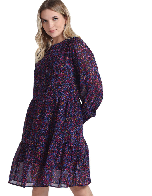 Tommy Helfiger Women Blue Color Dress (XL)