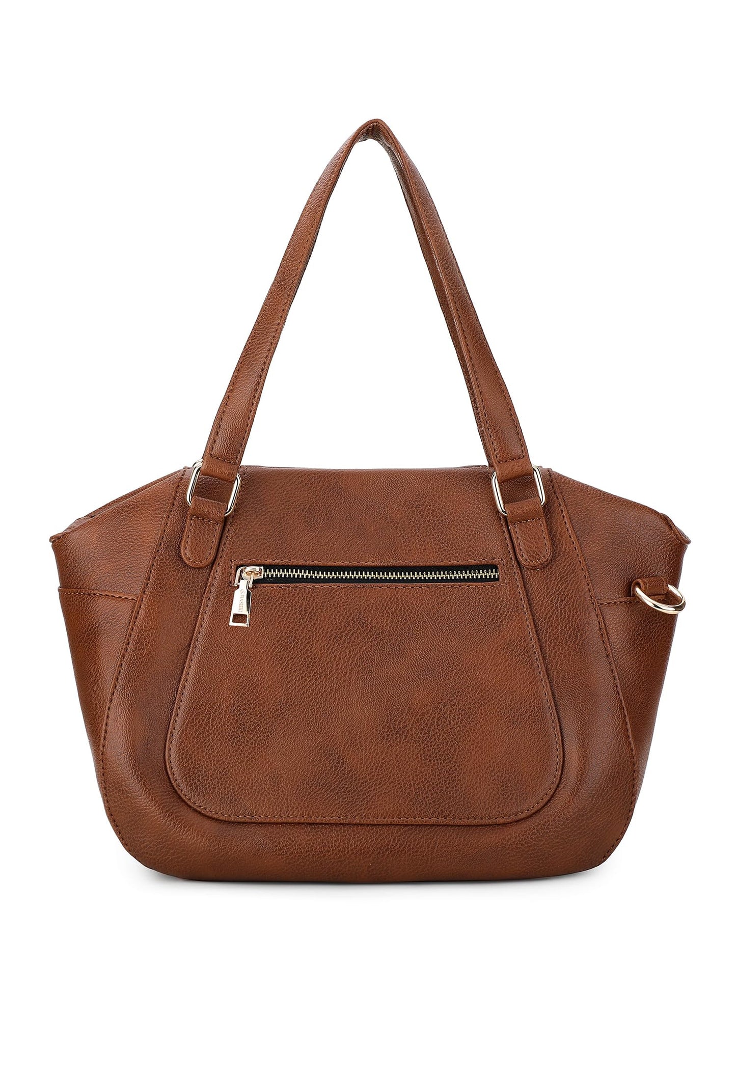RASHKI FAYE- Womens Handbag | Spacious | Detachable and adjustable Shoulder Strap | Zipper closure and magnetic button (TAN) (TAN)