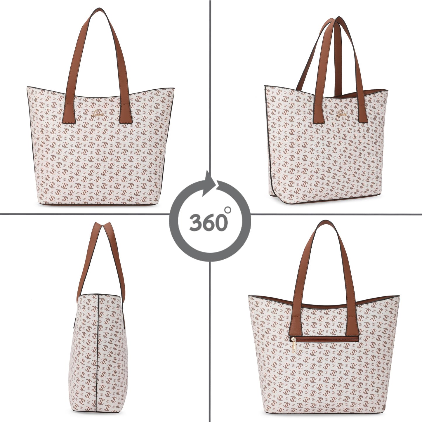 Lavie Women's Mono LL Harper Tote Bag for Women | Tote Bag for Work | Ladies purse | Stylish Shoulder Bag | Gift for Women