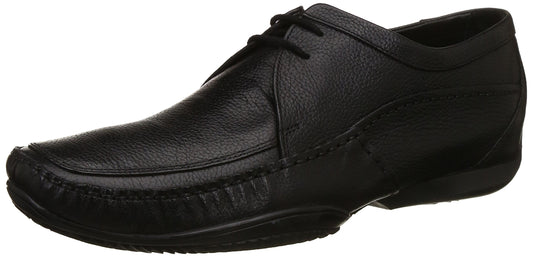 Hush Puppies Mens Spencer Plain Black Uniform Dress Shoe - 8 UK (8246768)