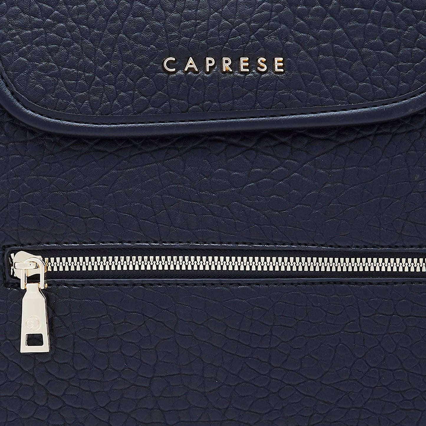 Caprese Skylar Casual Backpack, Medium | Fashion Backpack for Women with Adjustable Shoulder Strap, Magnetic Snap & Secure Zip Closure | for Everyday Outings, College and Travel (Black)