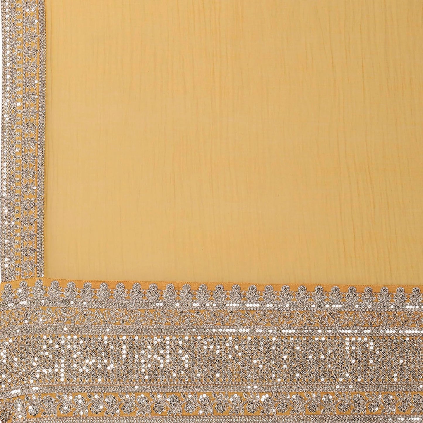 Biba Women's Cotton Blend Kurta Set (SKDMEWAR10863SS25OCRYEL_Ochre Yellow