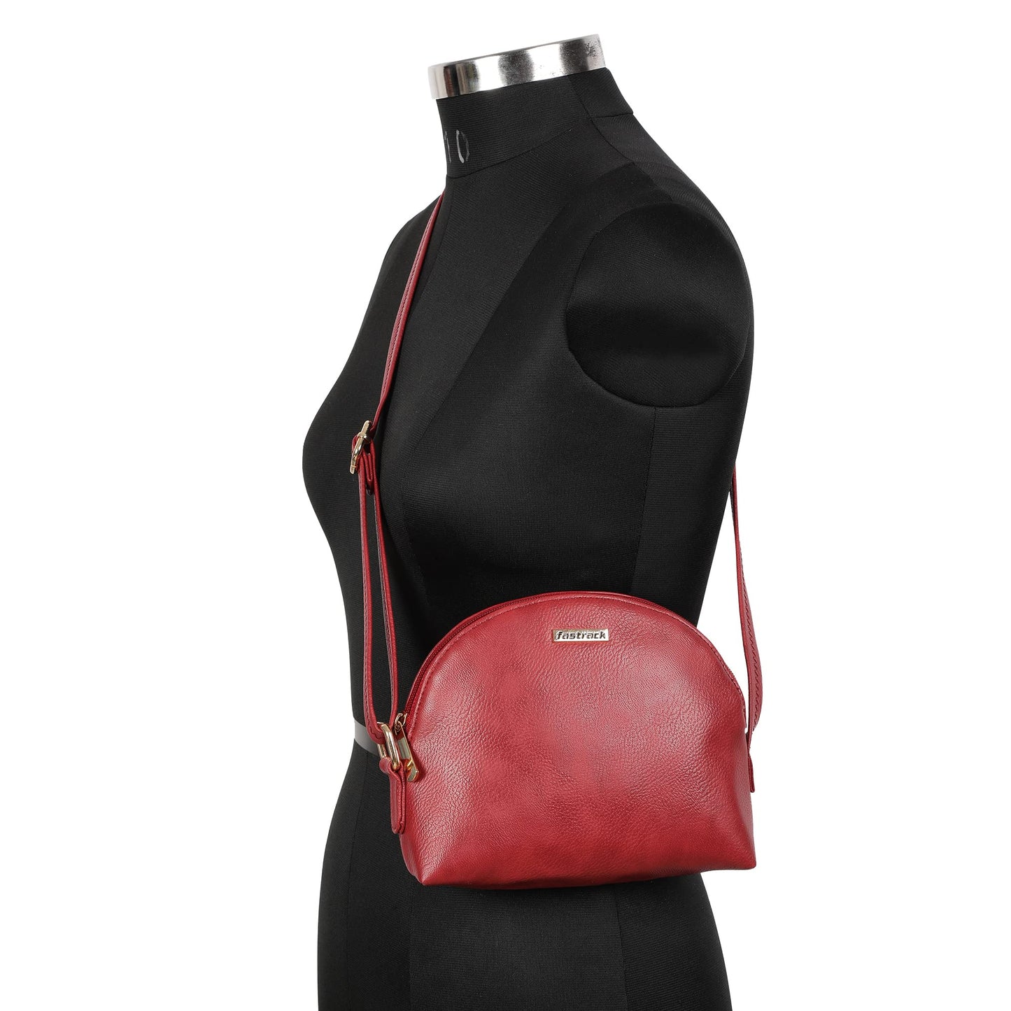 Fastrack Textured Women Sling Bag for Women, Ladies & Girls | Made of Premium PU Material | Slings for Casual Carry