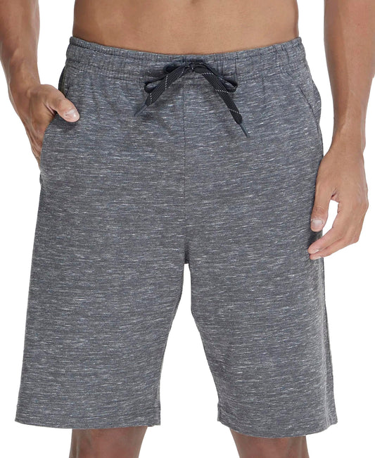 Jockey Men's Regular Fit Shorts (SP26_Cool Grey Melange_XXL)