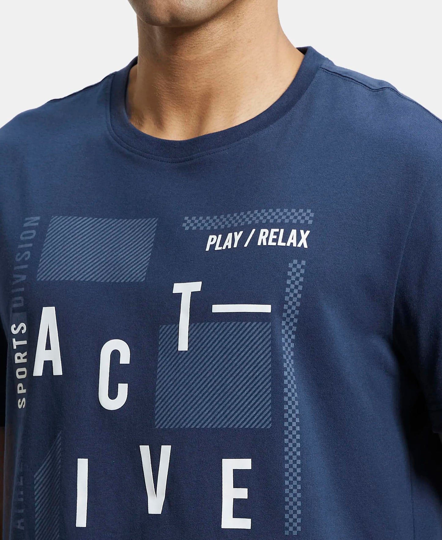 Jockey Men's Cotton T-Shirt 2718_Navy_XL