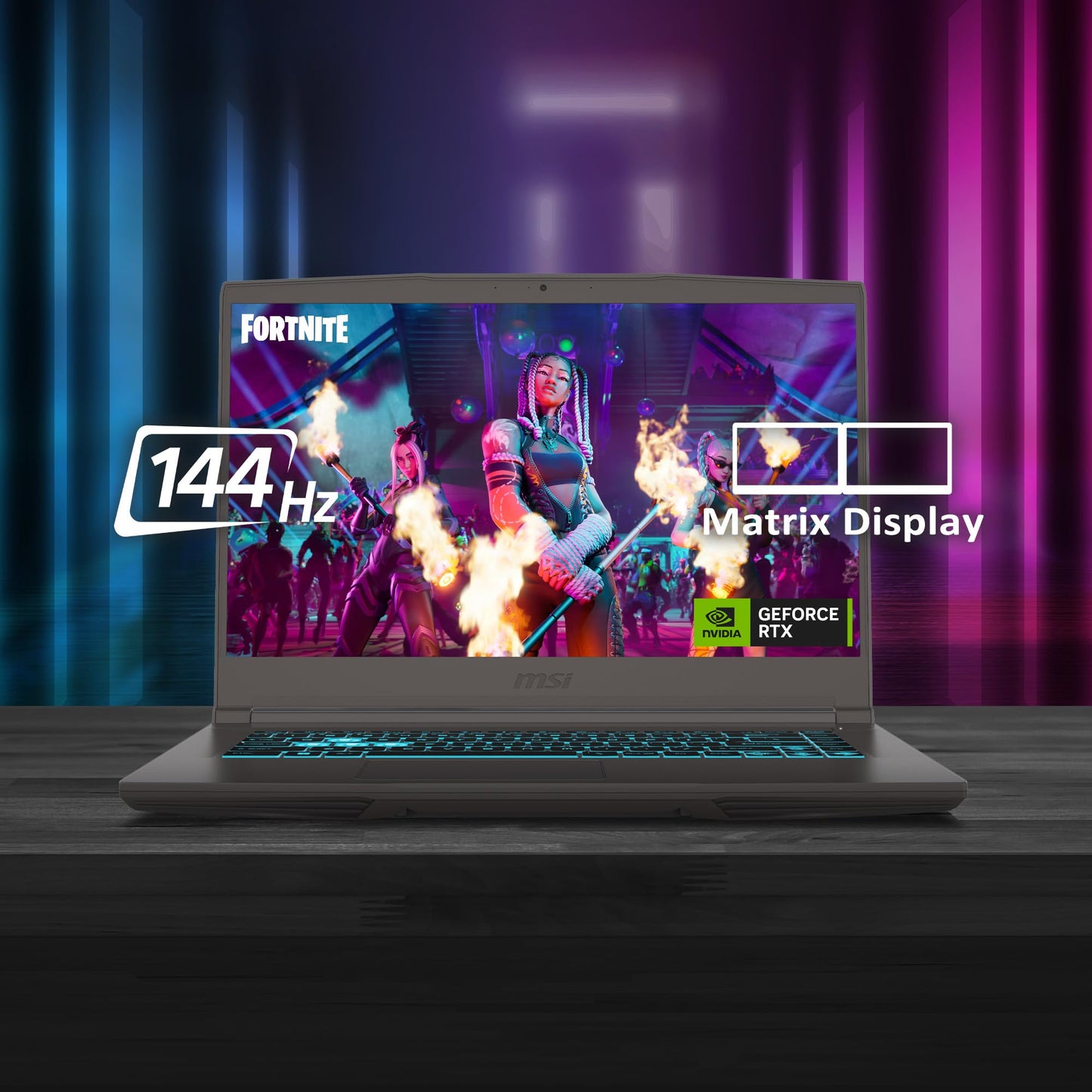 MSI Thin 15, Intel 13th Gen. i5-13420H, 40CM FHD 144Hz Gaming Laptop (16GB/512GB NVMe SSD/Windows 11 Home/NVIDIA GeForce RTX 3050, GDDR6 4GB/Cosmos Gray/1.86Kg) B13UC-125IN