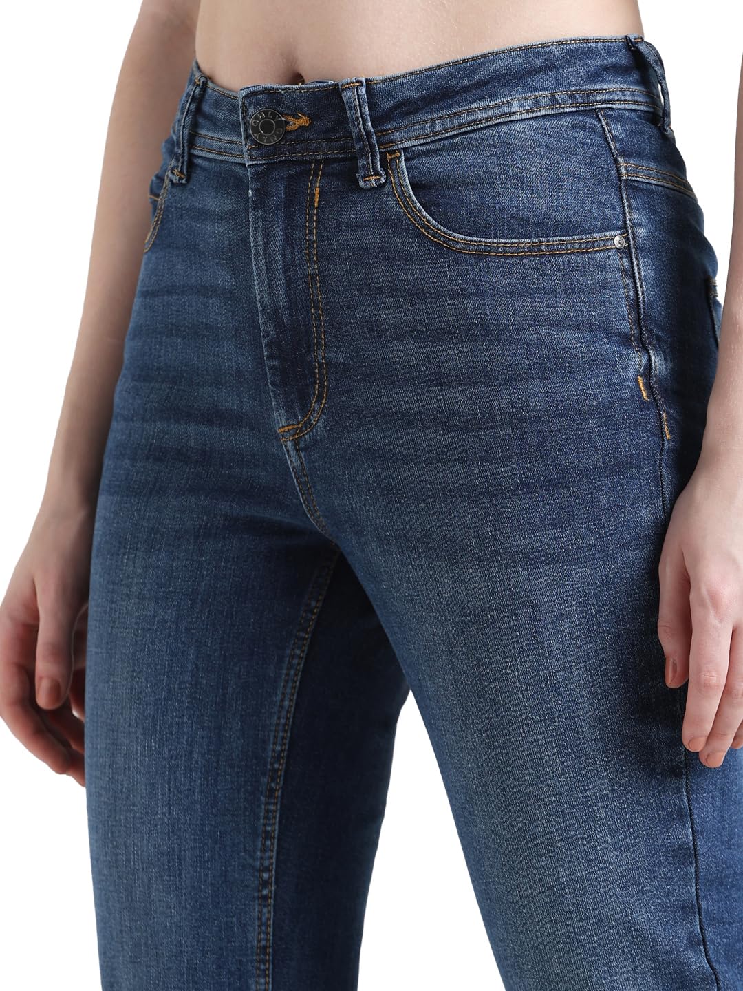 ONLY Women's Regular Jeans (15329354-Dark Blue Denim_Dark