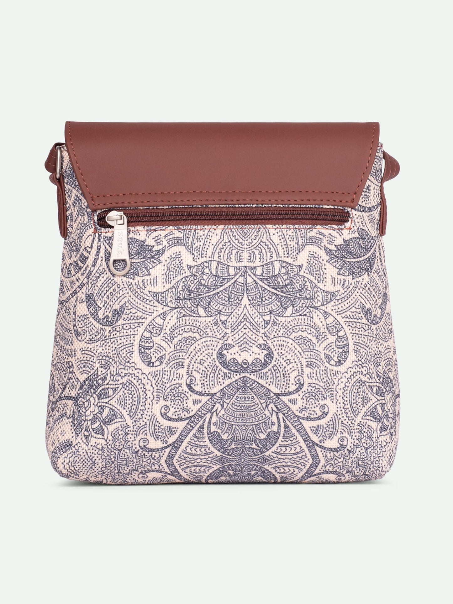 ZOUK Colaba Shirin Women's Hand Crafted Multicolor Flap Sling Bag