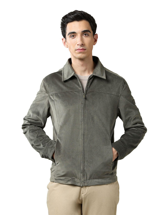 Arrow Men's Textured Regular Fit Jacket