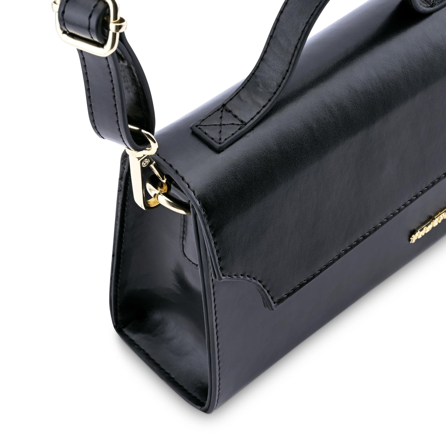 Fastrack Mini Glam Structured Sling | Faux-Leather Women's Handbags | Sling for Casual Carry