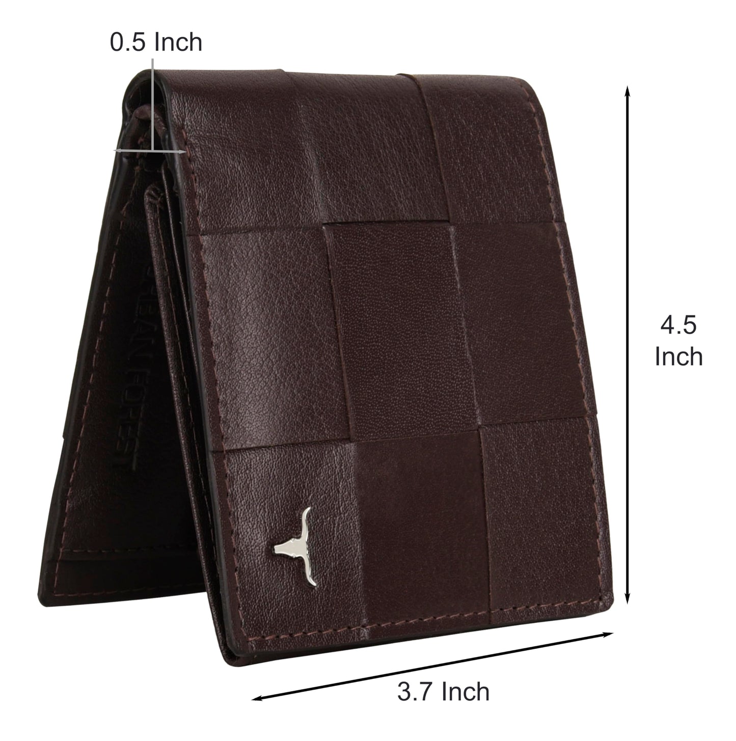 URBAN FOREST Miles Brown Leather Wallet for Men