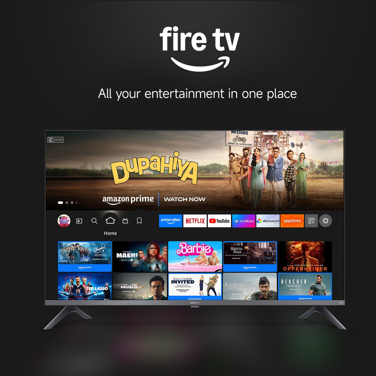 Xiaomi 138 cm (55 inch) FX Pro QLED Ultra HD 4K Smart Fire TV L55MB-FPIN