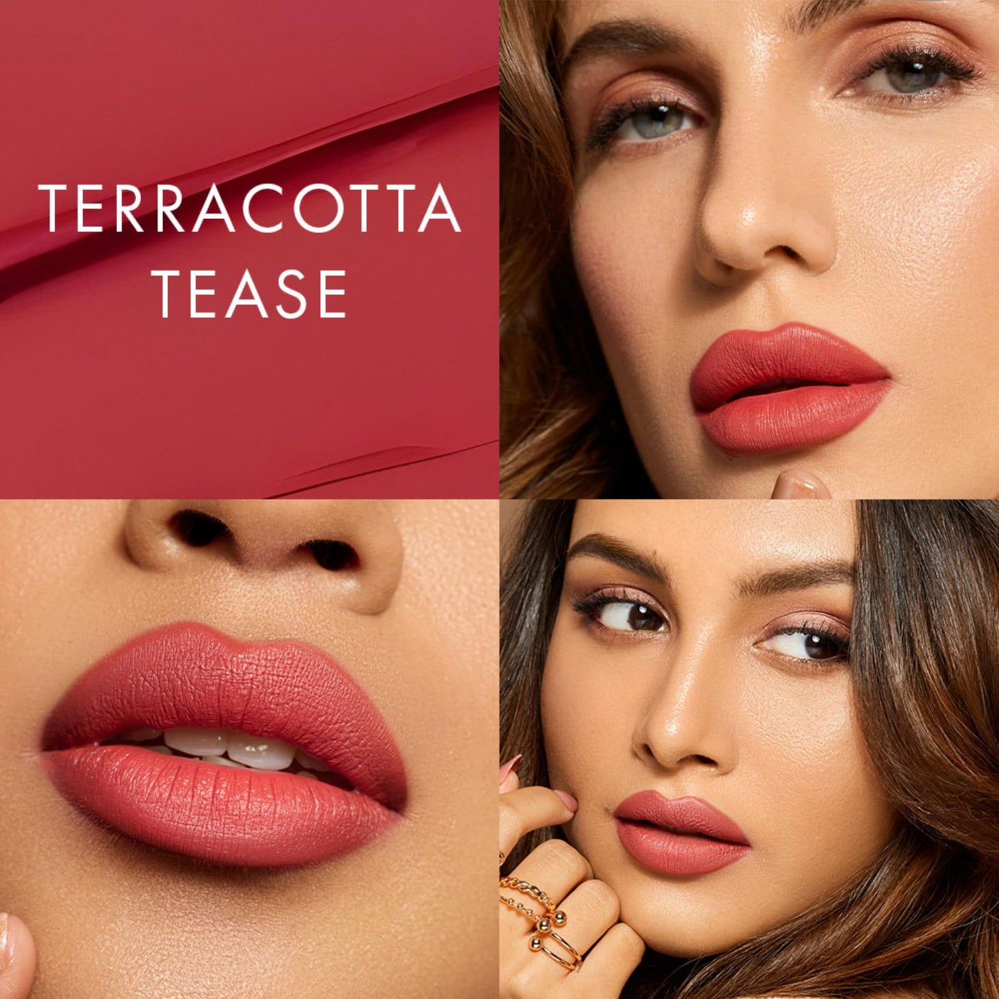 HYUE HydraMatte™ Liquid Lipstick | The Signature Set: Corallina, Biscotti Hottie, Terracotta Tease, Mauve-licious, Fine Wine | 11ml | Soft-Matte Long-Wear | With Jojoba, Almond & Gooseberry Extracts