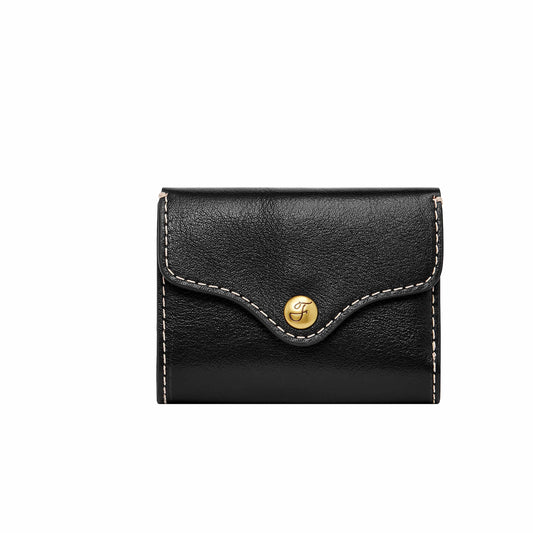Fossil Women Leather Heritage Black Wallet Sl8231001