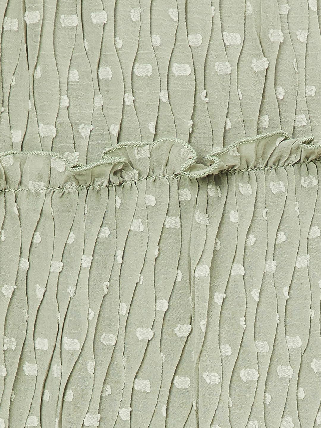 Max URB_N Women Textured Tiered Dress