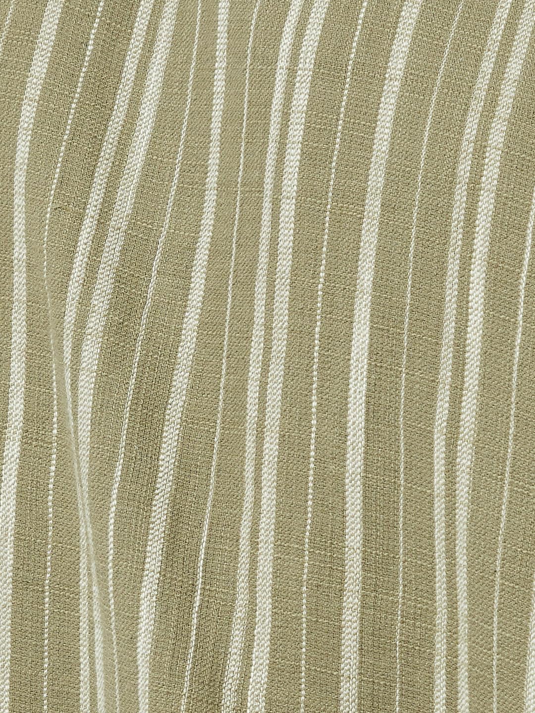 Max Men Striped Regular Fit Shirt (Green_M)