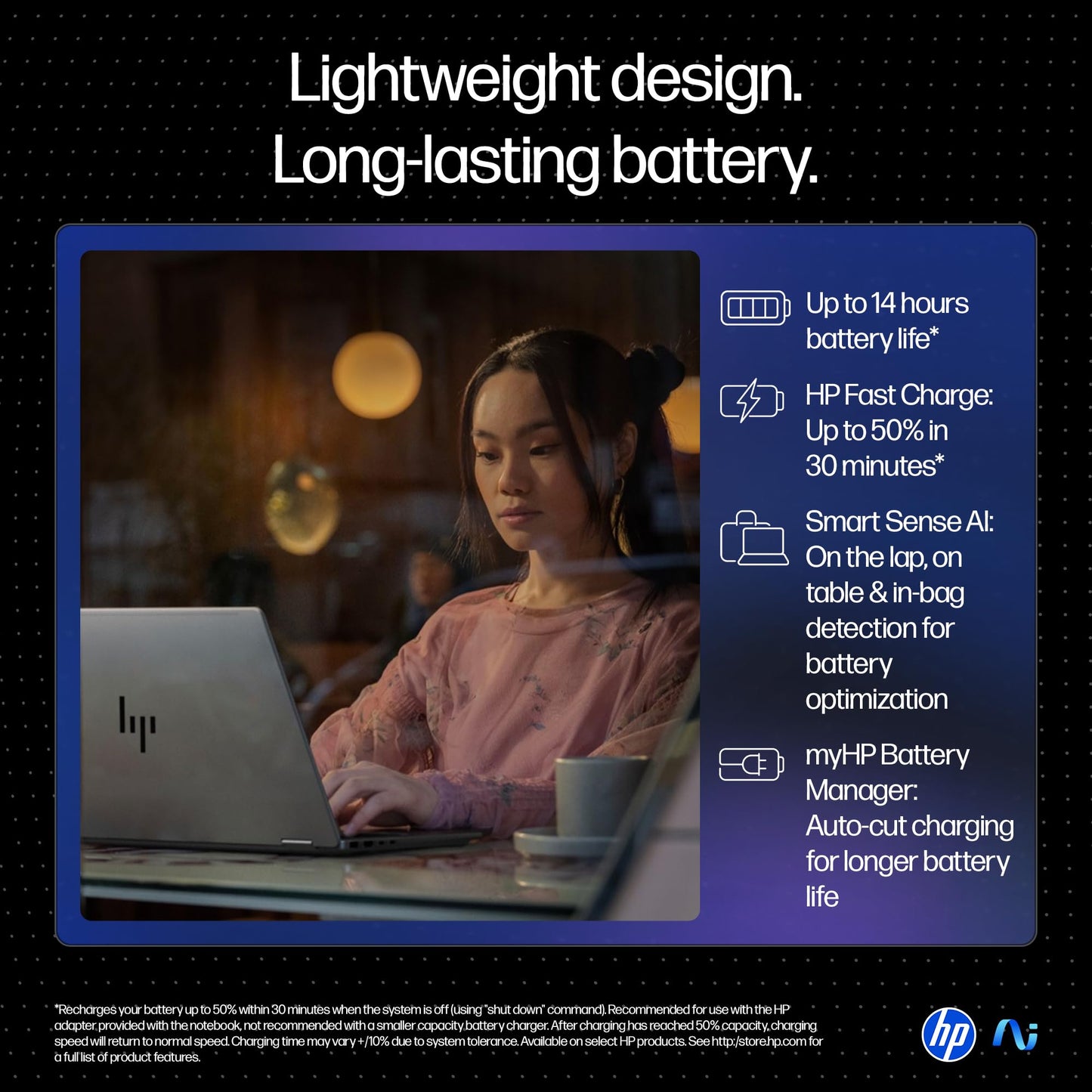 HP OmniBook X Flip (Previously Envy), Intel Core Ultra 5 226V, 40 Tops, (16GB LPDDR5X, 512GB SSD) 3K, OLED, 14''/35.6cm, Touch, Win11, Office24, Silver,1.38kg, fm0058TU, 5MP Camera, Next Gen AI Laptop