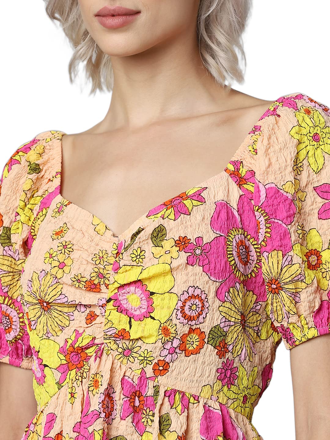 ONLY Regular Fit Dress (124156701_Apricot Ice_40)