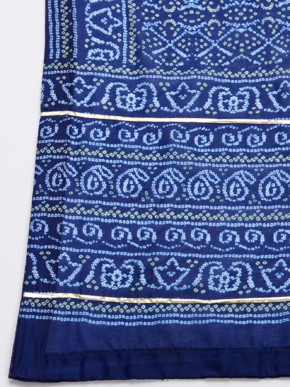 LooknBook Art Women's Silk Semi-Stitched Lehenga Choli (1251_Navy Blue_Free Size)