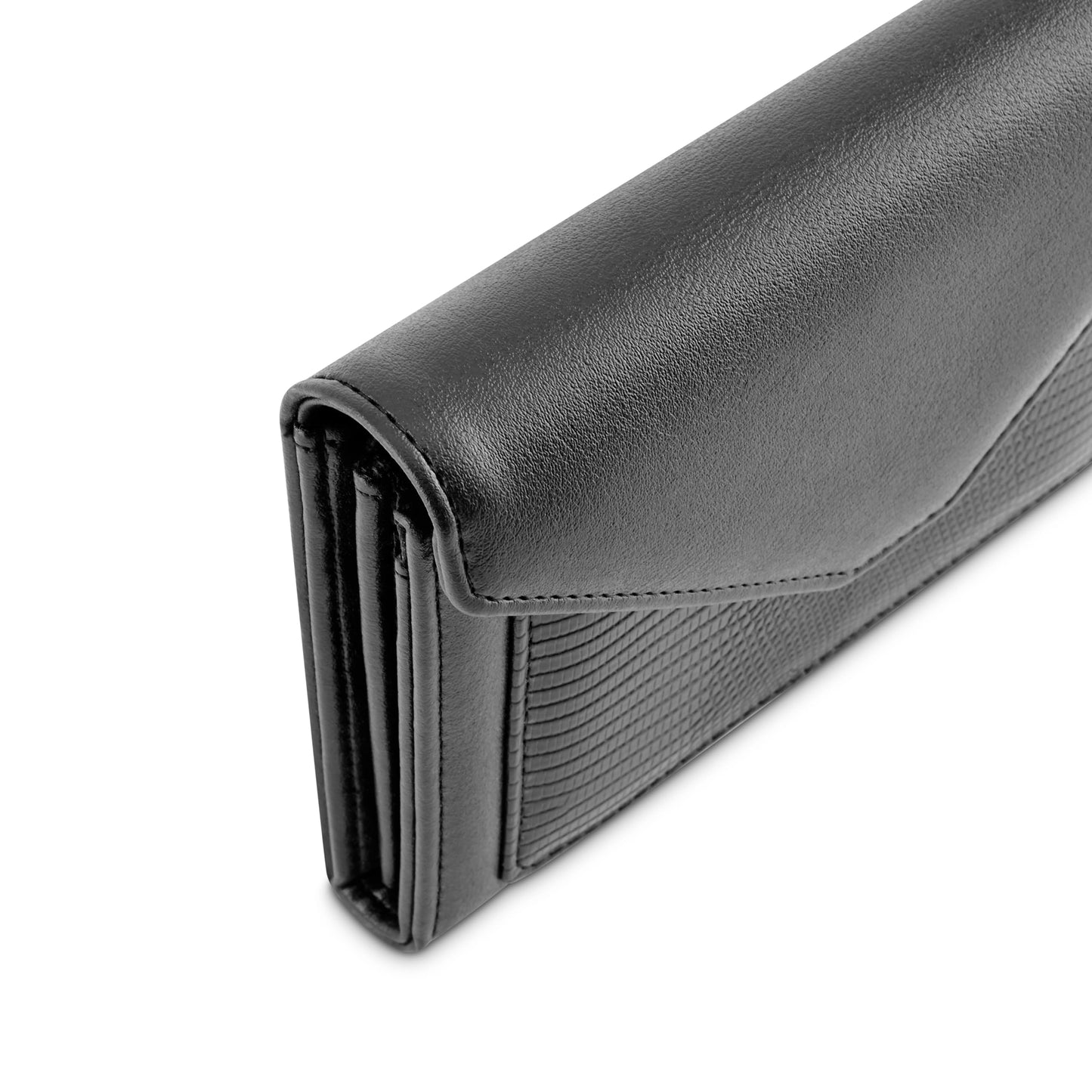 Fastrack Women's Faux Leather Casual Wallet,Black