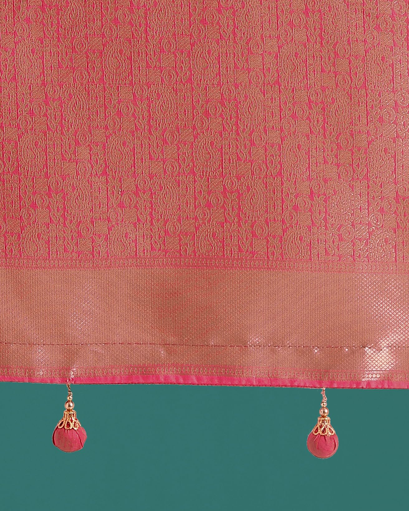 Monjolika Fashion Women's Banarasi Satin Silk Saree with Zari Weaving Geomatric Design Unstitched Blouse Piece