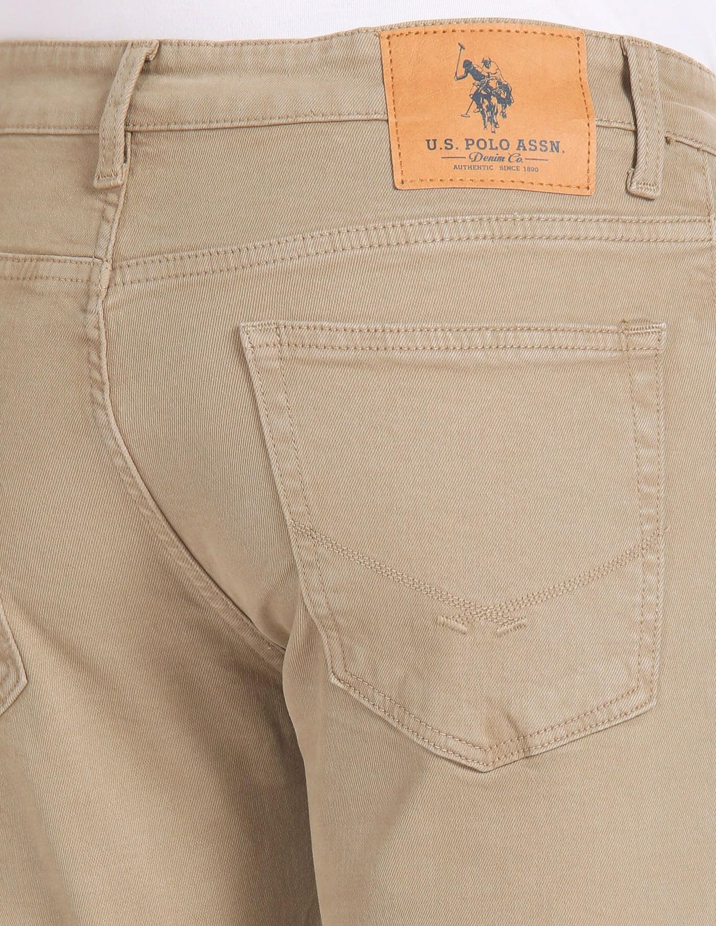 U.S. POLO ASSN. Men's Slim Jeans (UDJENO1287 Brown