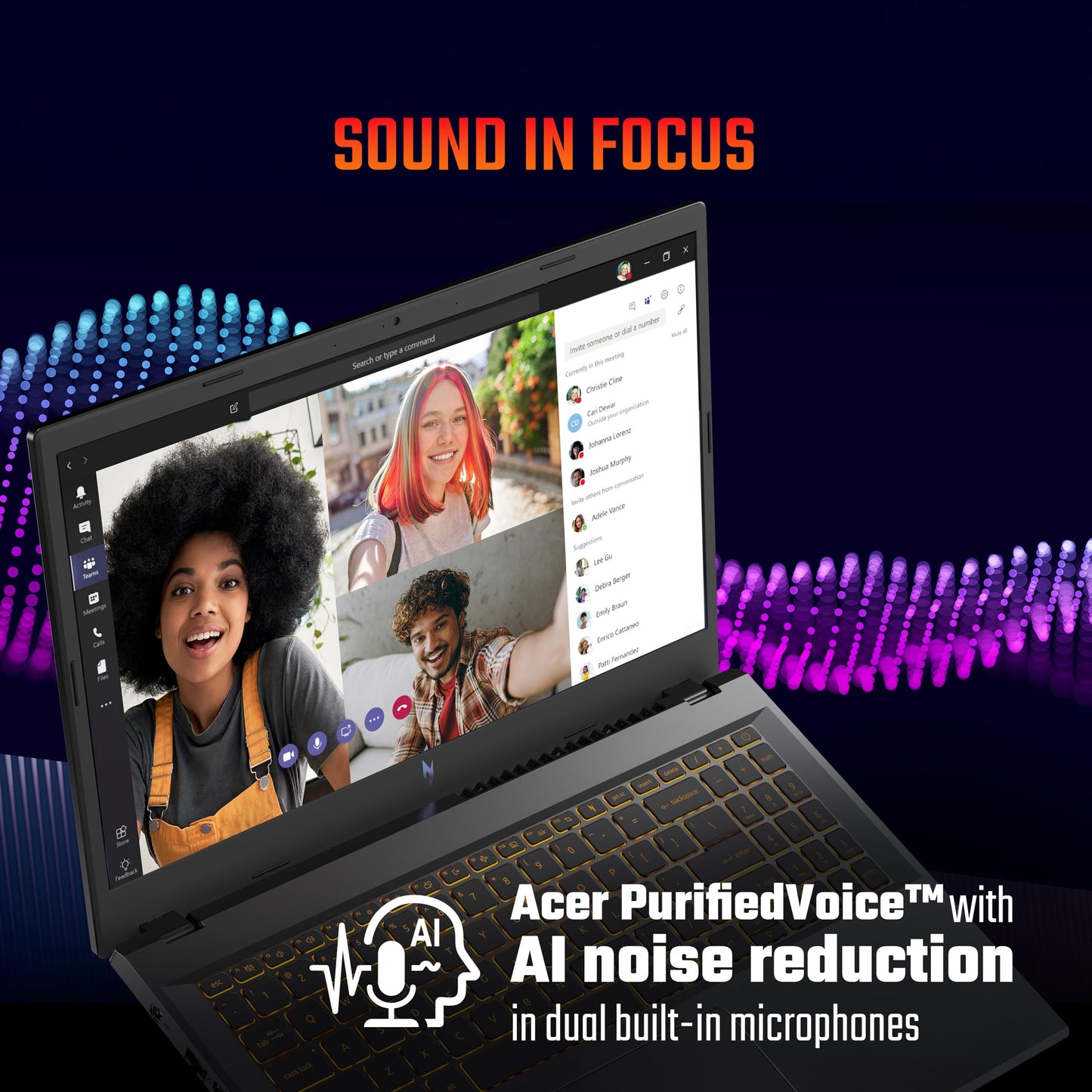 Acer Nitro V 15, Intel core i7-13th Gen 13620H,NVIDIA GeForce RTX - 5050 8GB, 16 GB/512 GB,Full HD IPS,15.6"/39.62 cm,165 Hz, Win 11 Home, Obsidian Black, 2.113 kg, ANV15-52, Amber KB,Gaming Laptop