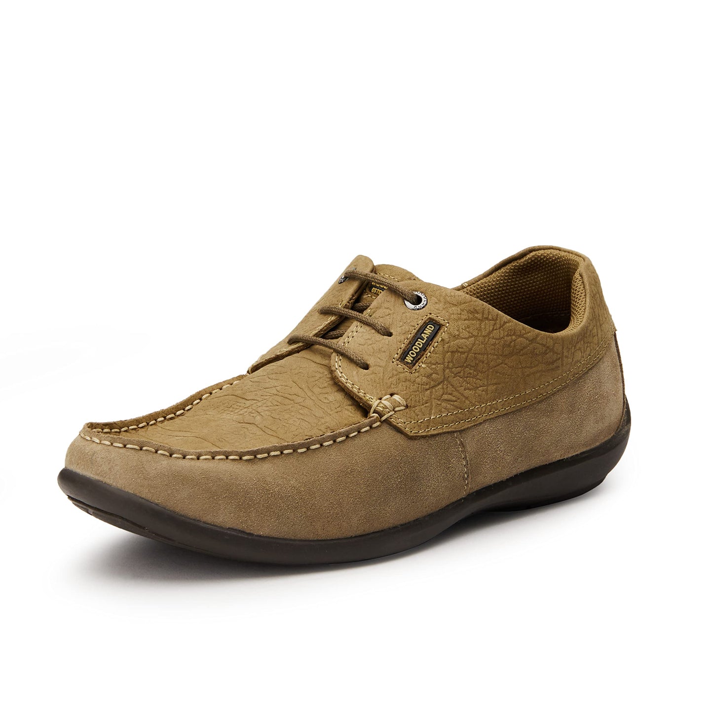Woodland Men Dubai Khaki Slip-On Shoes