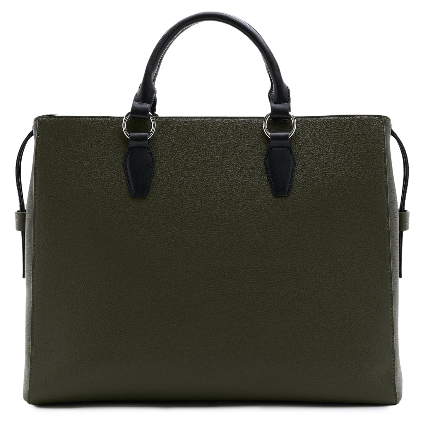 Miraggio Oversized Melissa Tote Bag for Women with Adjustable & Detachable Sling Strap | Fits Upto 16" Laptop | Tote Bags for Women For Office Use, Work (Green)