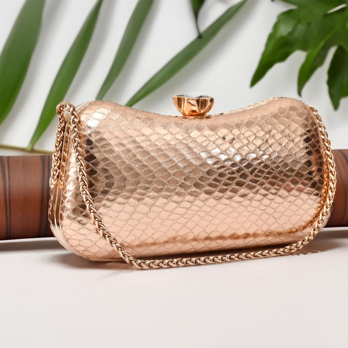 For The Beautiful You Peach Women's Clutch (AM-126)