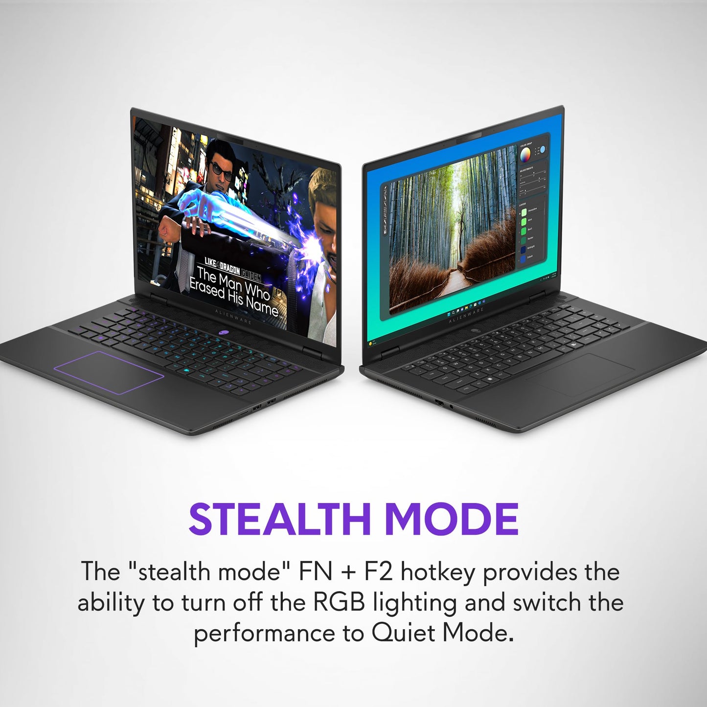 Alienware M16 R2 Gaming Laptop with AI Enabled - 16" QHD+ 240Hz Display, Intel Core Ultra 9 185H, 32GB RAM, 1TB SSD, NVIDIA GeForce RTX 4070, AlienFX RGB backlit keyboard, Dark Metallic Moon, 2.61kg