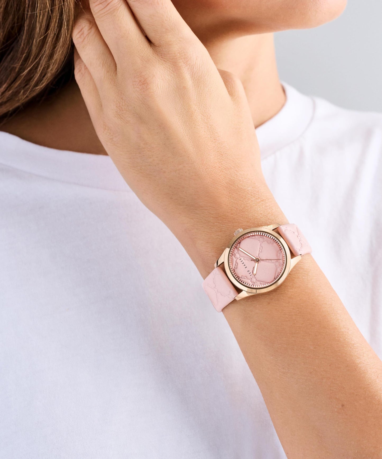 Ted Baker Analogue Pink Dial Women's Watch-BKPCLS5049I