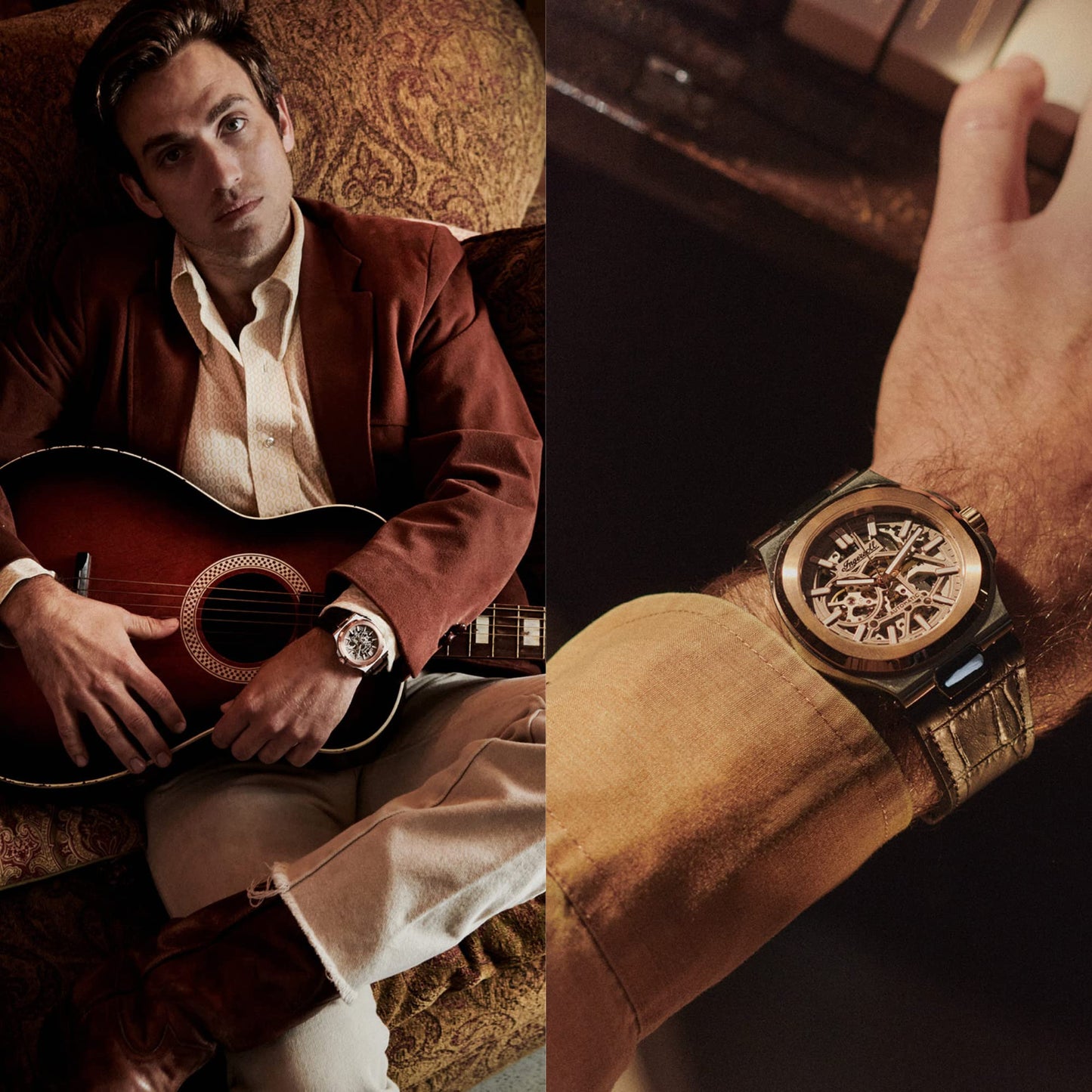 Ingersoll Analog Silver Dial Men's Watch-I12501