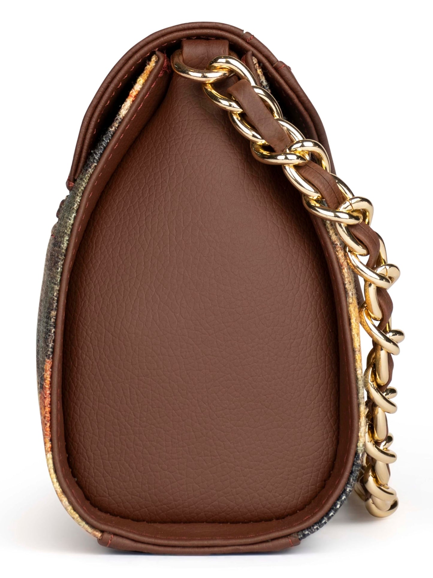 ZOUK Rhea Kapoor Mini Shoulder Bag - Bombay Tapestry | Vegan Leather Shoulder Bag for Women | Multicolor