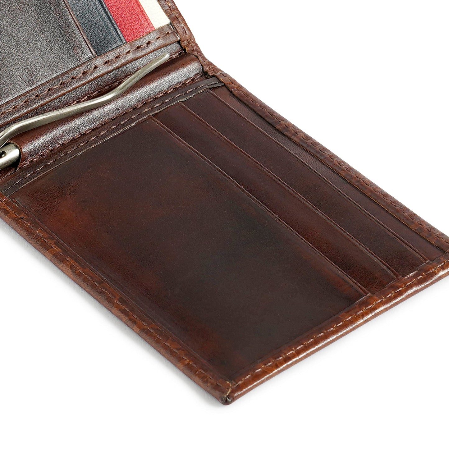 U.S. POLO ASSN. Volos Dk. Brown Leather Wallet for Men