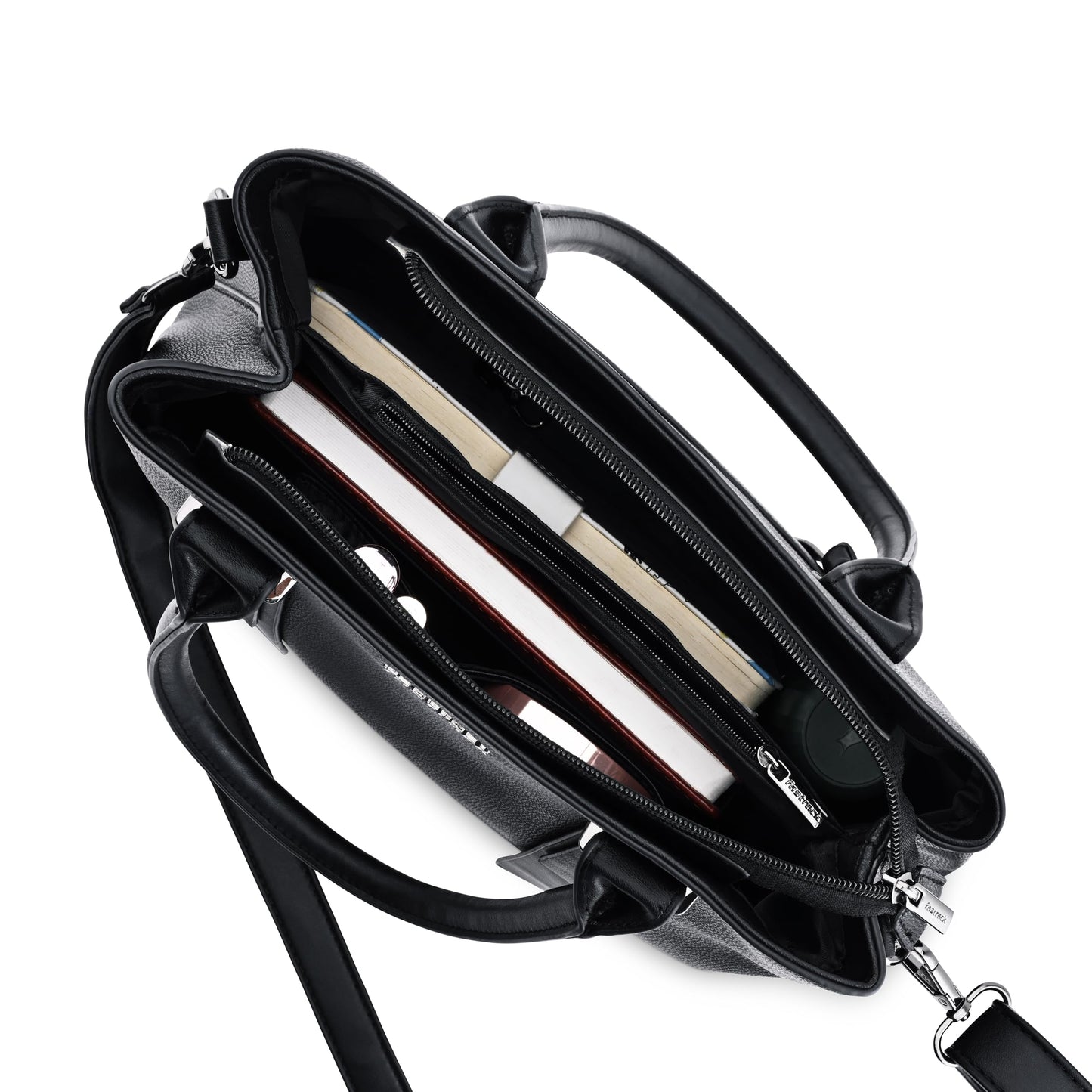 Fastrack Switch-It-Up Satchel | Faux-Leather Women's Handbags | Comes with a Key-Leash| Ladies Purse Handbag | Satchel for Casual Carry