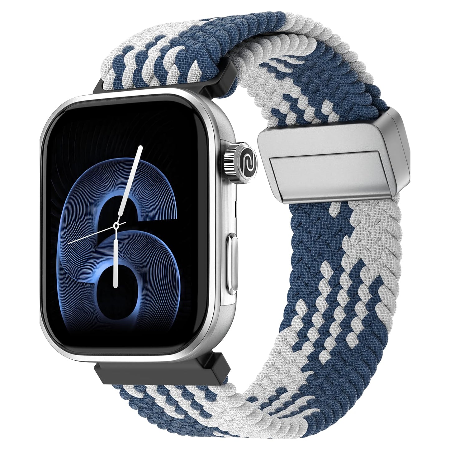 Noise Pro 6 Smart Watch:Intelligent AI, Endless AI Watch Faces, AI Companion, 1.85" AMOLED, EN2 Processor, Nebula UI 2.0, Emergency SOS, Compatible with iOS & Android (Arctic Weave), Multicolor