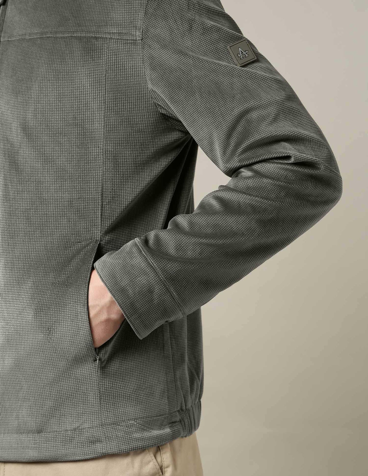 Arrow Men's Textured Regular Fit Jacket