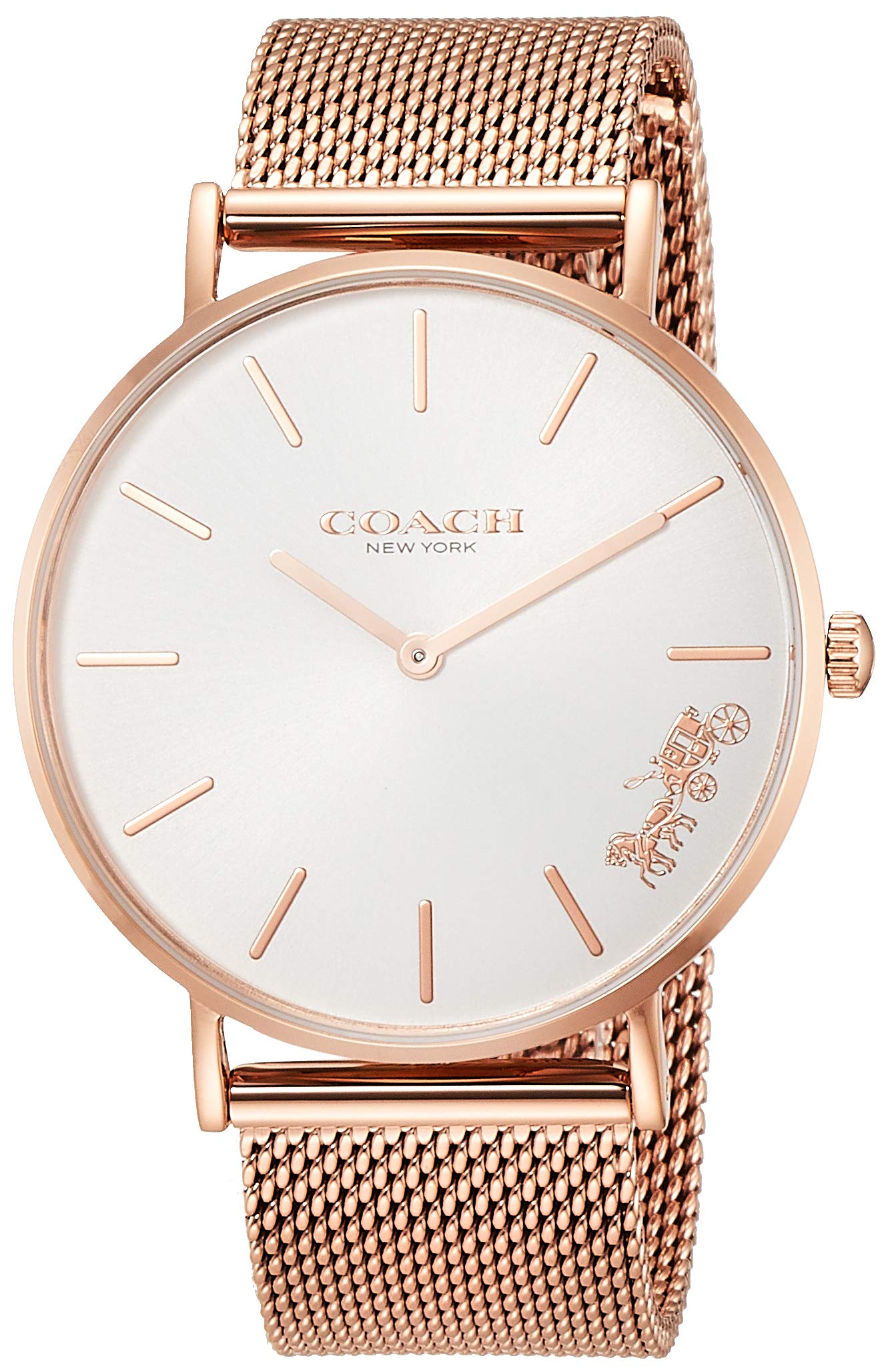 [Coach] Watch PERRY [Parallel Import], 14503126 36mm Rose Gold x White, Bracelet Type