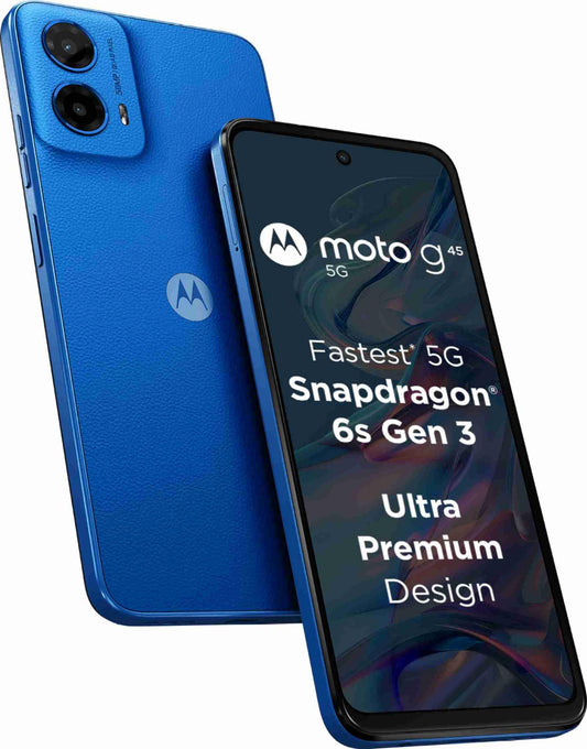 Motorola G45 5G (Brilliant Blue, 8GB RAM, 128GB Storage)