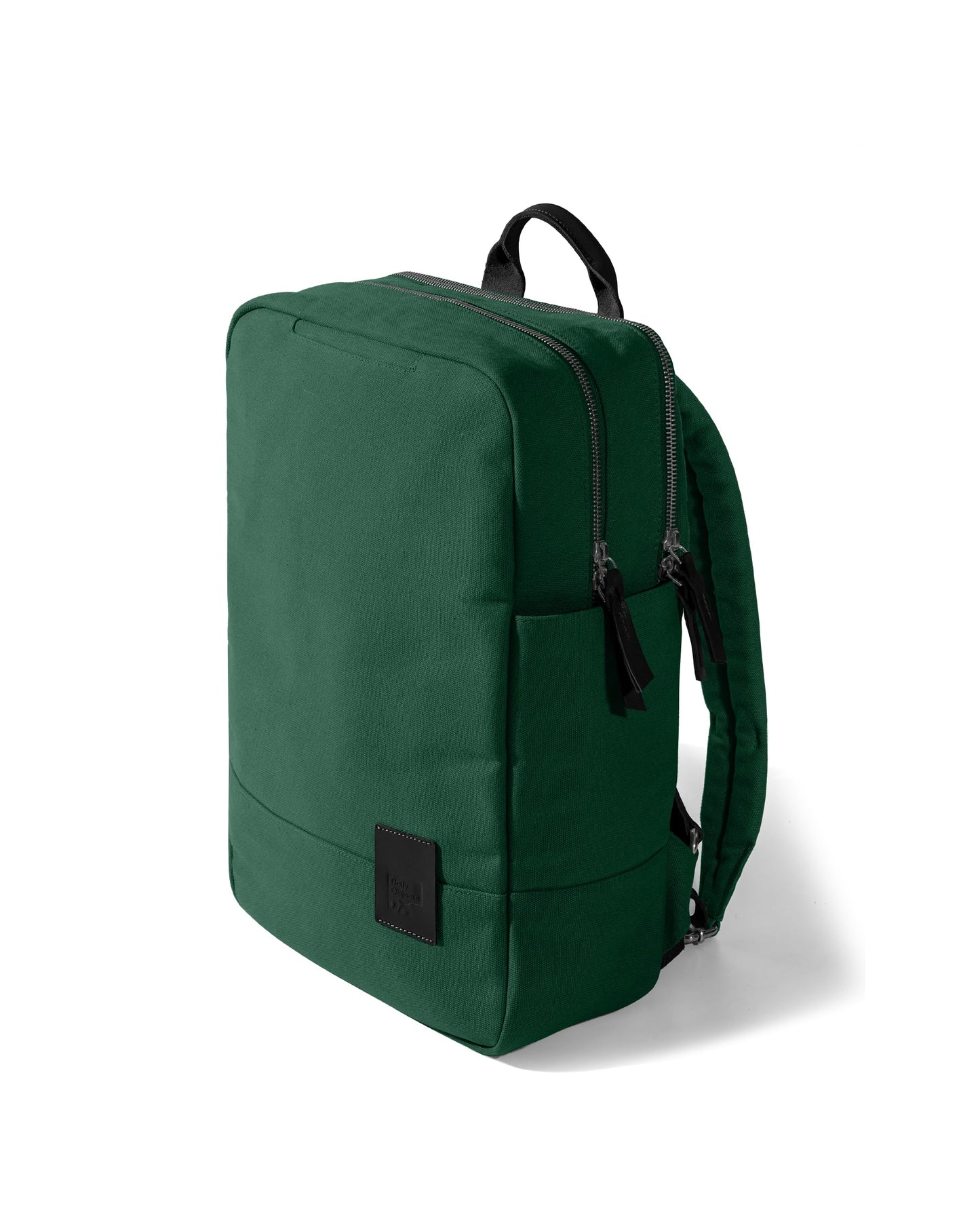 DailyObjects 9 to 9 Everyday Casual Laptop Backpack Compatible with upto 15" Laptop | Unisex Shoulder Travel Bag | Durable Canvas Material | Zippered Compartment with Slip Pockets | Trolley Sleeve